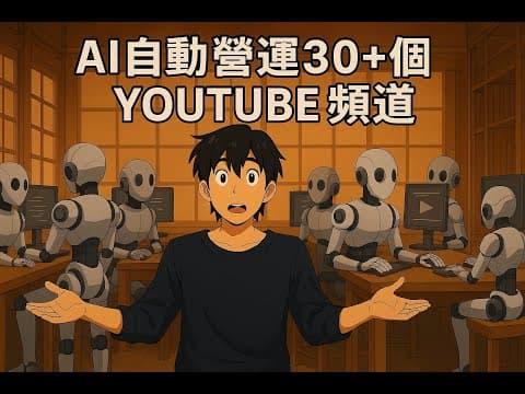 4 個使用 AI 自動化經營 YouTube 頻道的關鍵策略（真實案例 + 示範）